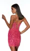 Alyce Short Sequin-Print Homecoming Dress 4900 sold by PromGirl