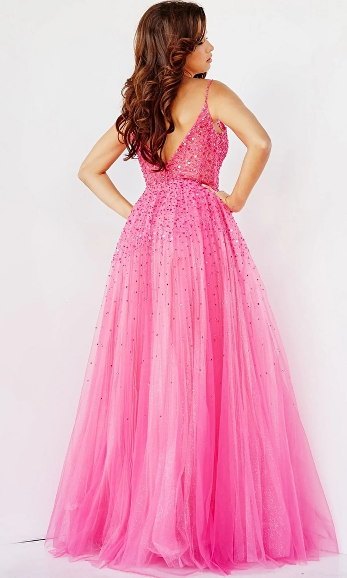 Long Prom Dress JVN08408 by JVN by Jovani sold by PromGirl product image thumbnail 2