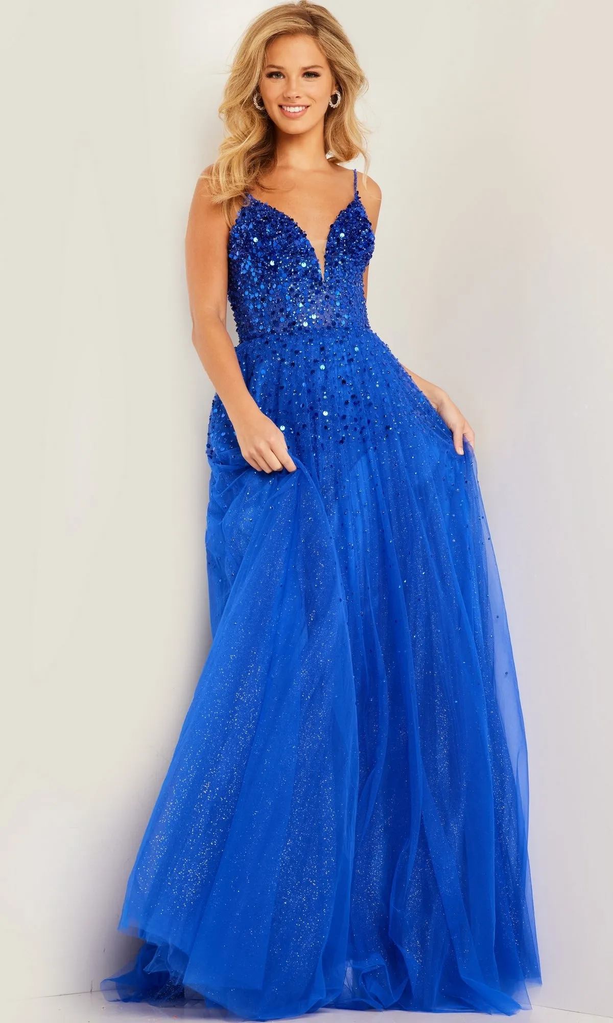 Long Prom Dress JVN08408 by JVN by Jovani sold by PromGirl product image thumbnail 5