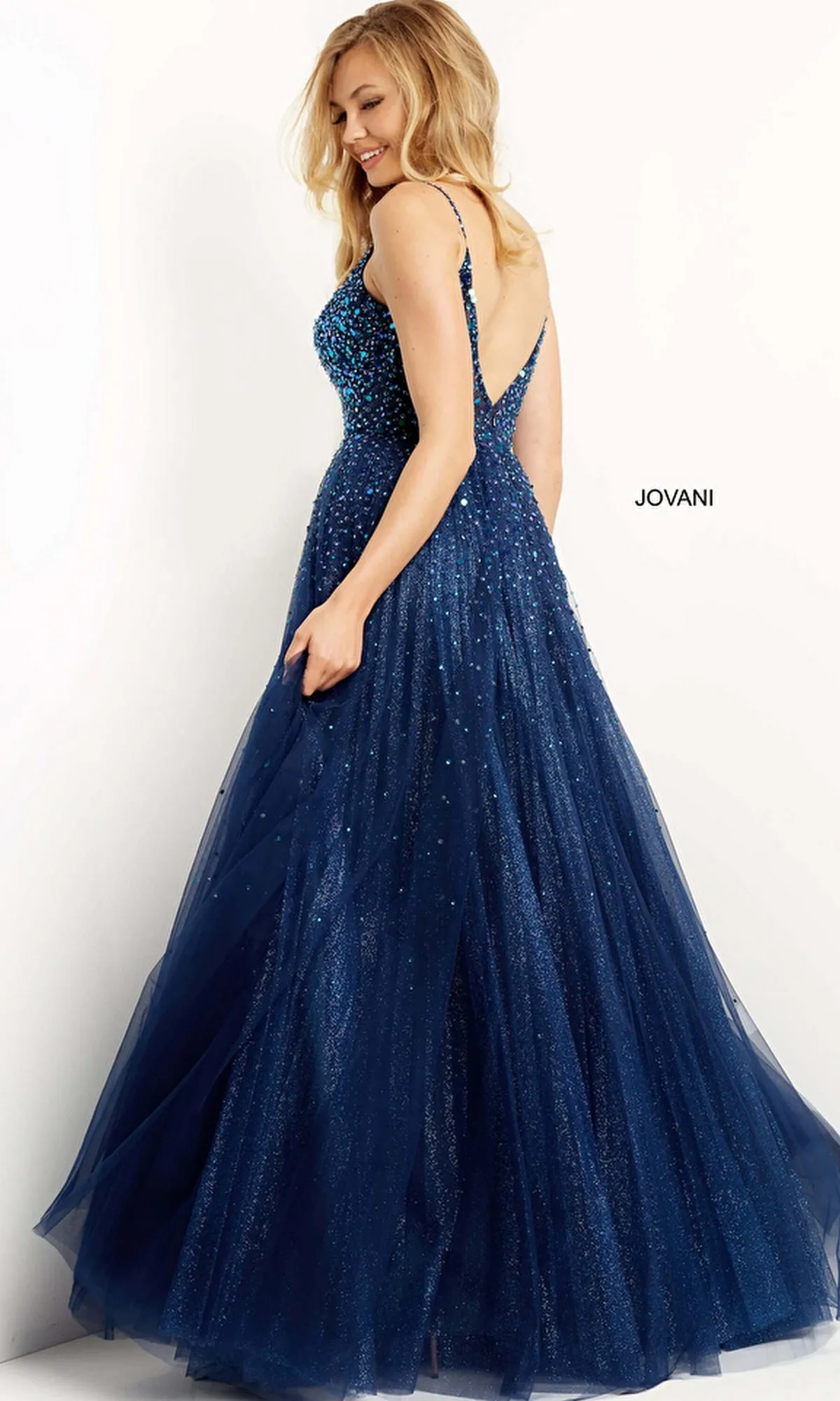 Long Prom Dress JVN08408 by JVN by Jovani sold by PromGirl product image thumbnail 4