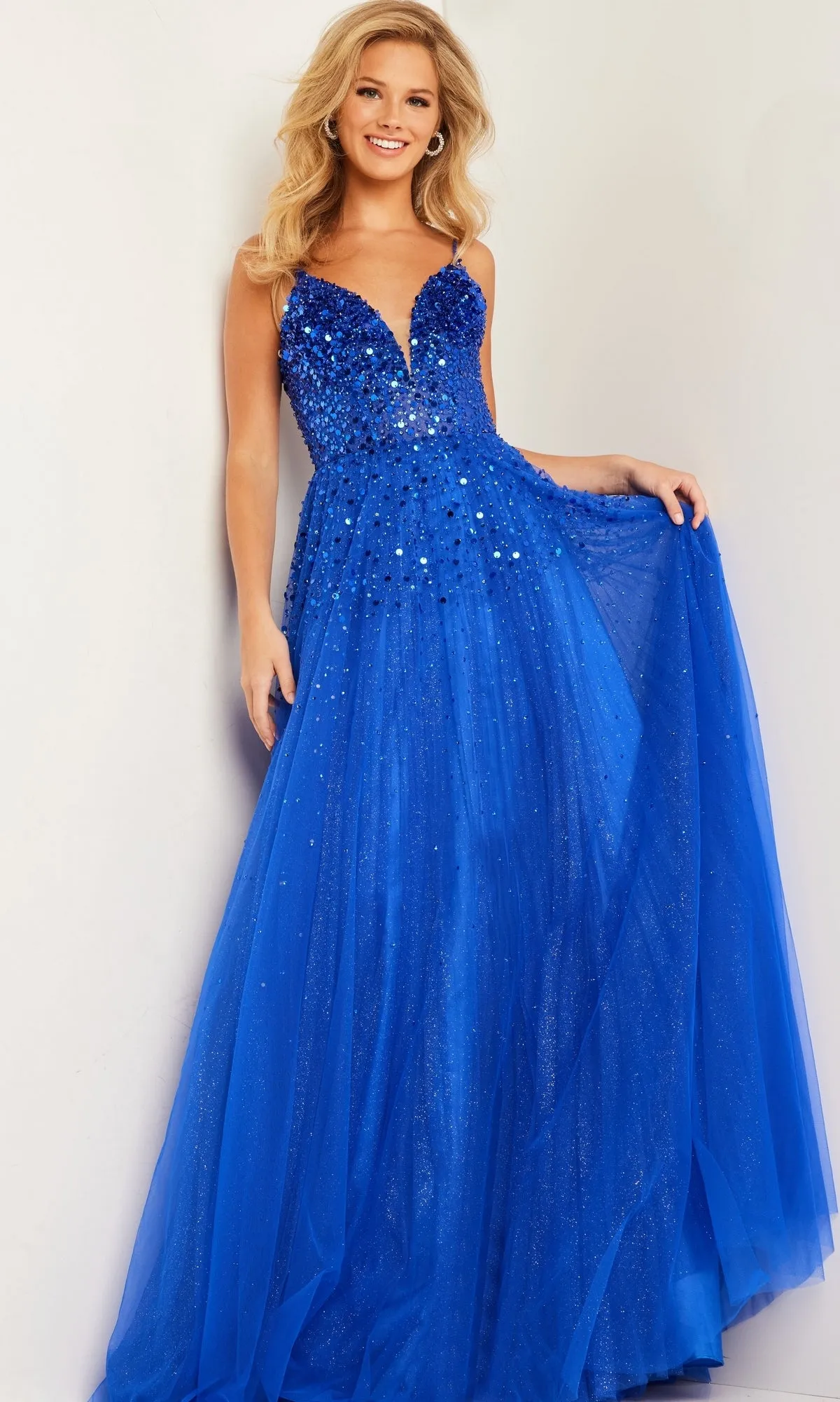 Long Prom Dress JVN08408 by JVN by Jovani sold by PromGirl product image thumbnail 3