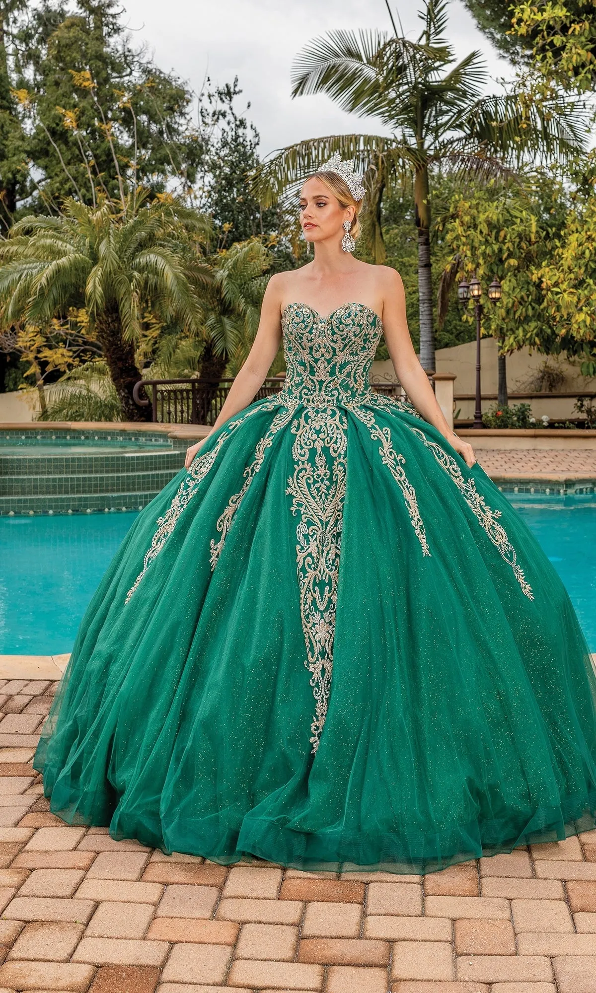 Traditional Quinceañera Dress: Dancing Queen 1672 sold by PromGirl product image thumbnail 4