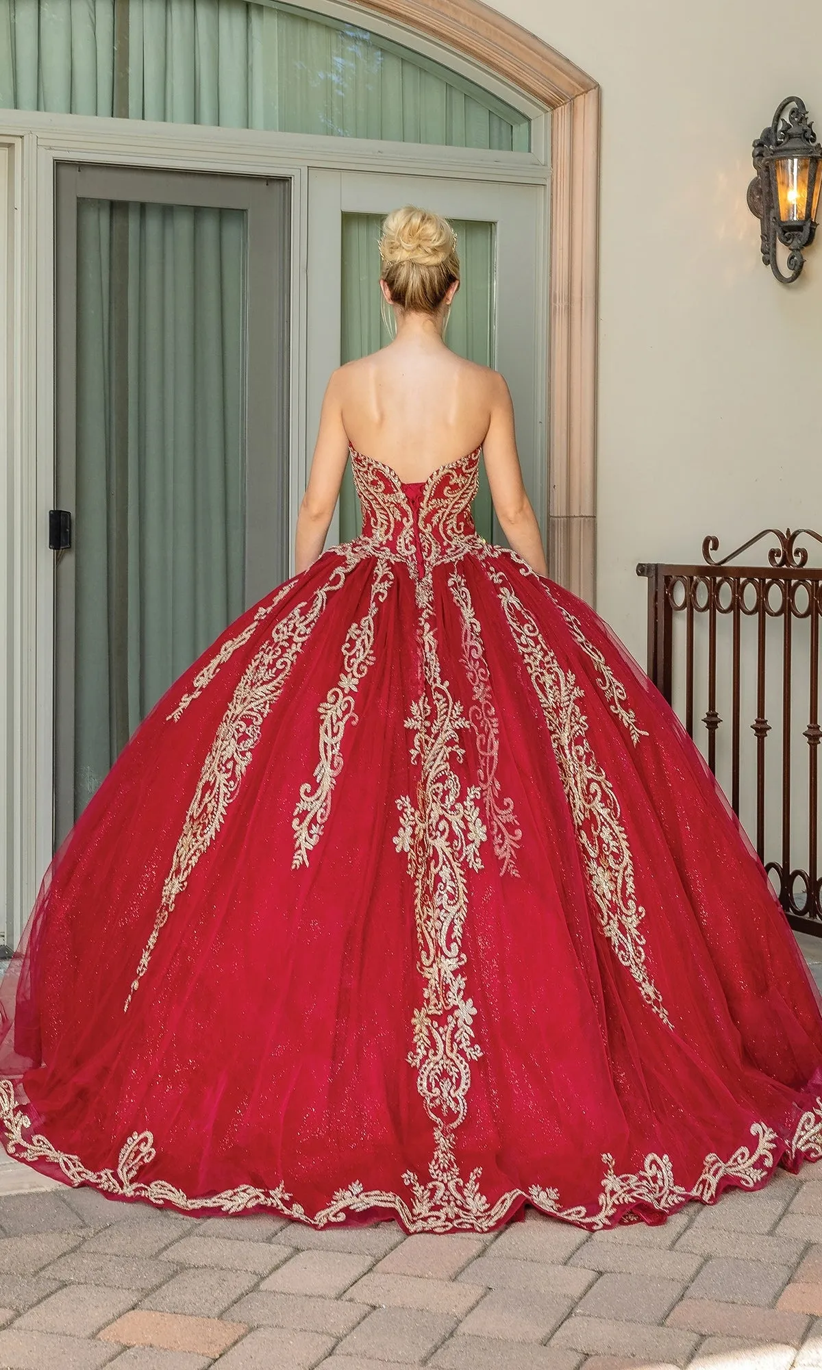 Traditional Quinceañera Dress: Dancing Queen 1672 sold by PromGirl product image thumbnail 2
