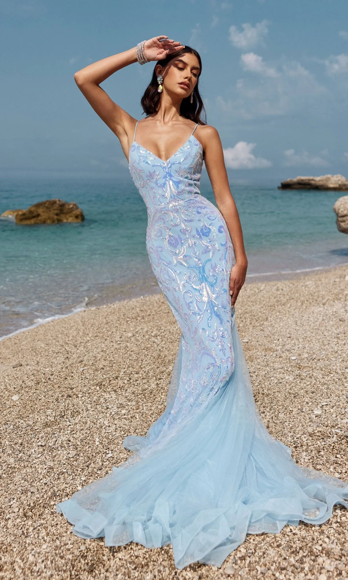 Long Prom Dress 12110 by Blush sold by PromGirl