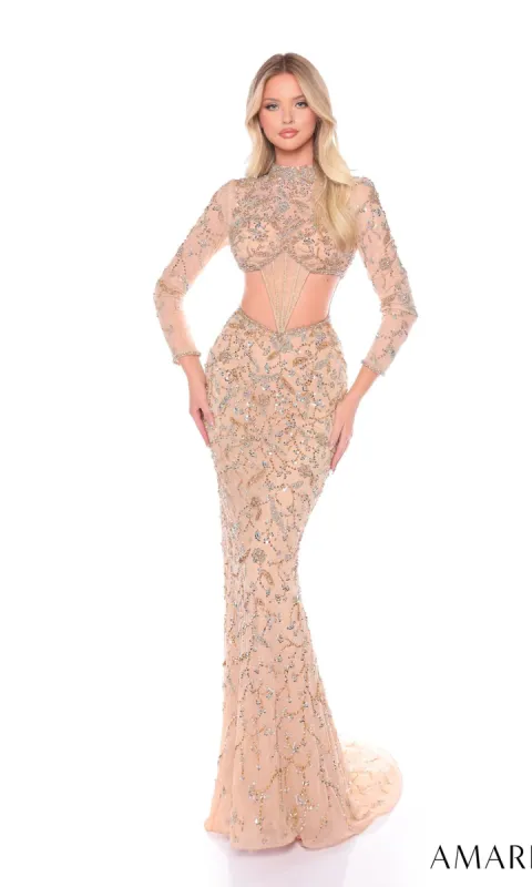 Long Formal Dress 88089 by Amarra sold by PromGirl