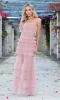 Sheer Strapless Long Ruffled Prom Dress Georgia sold by PromGirl