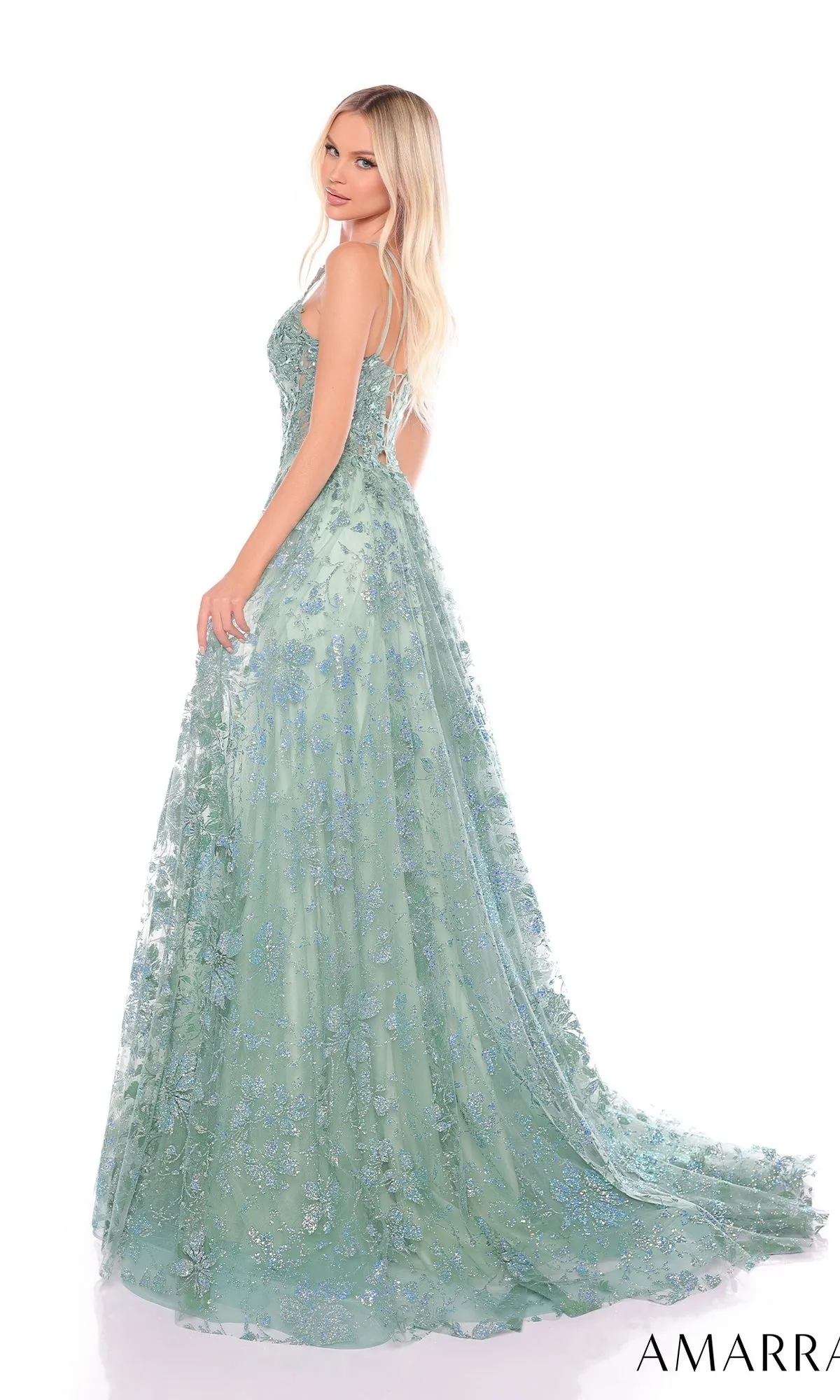 Long Formal Dress 88126 by Amarra sold by PromGirl product image thumbnail 2