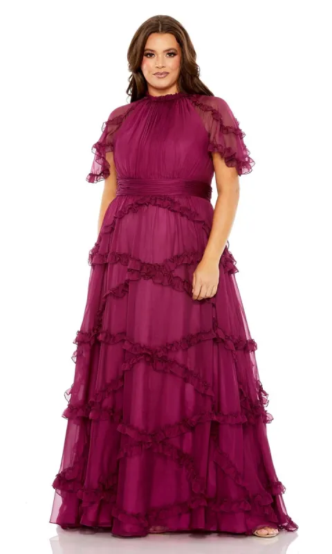 Long Plus-Size Prom Dress 68424 by Mac Duggal sold by PromGirl