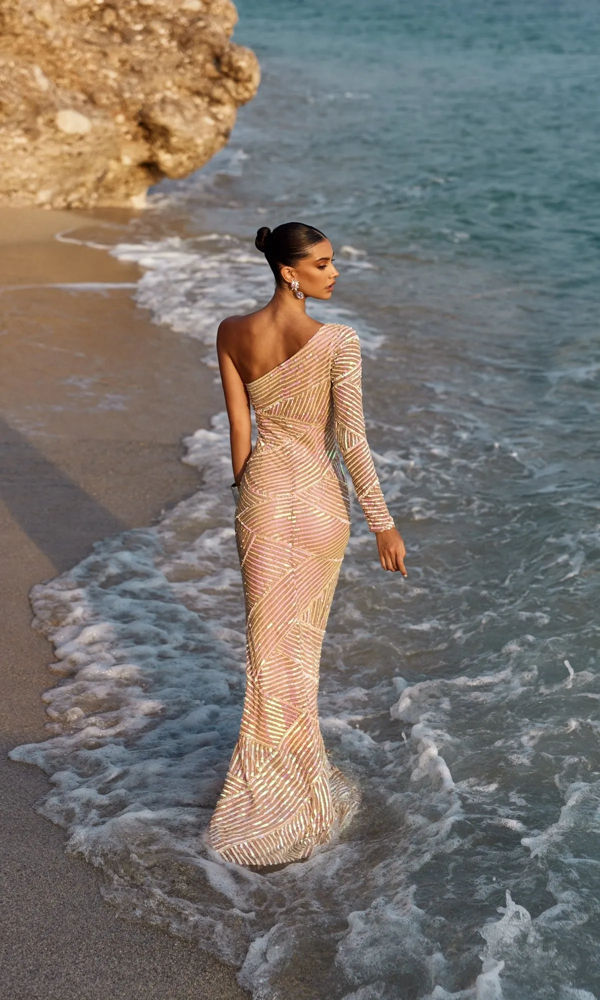 Long Prom Dress 91043 by iNtrigue sold by PromGirl product image thumbnail 3