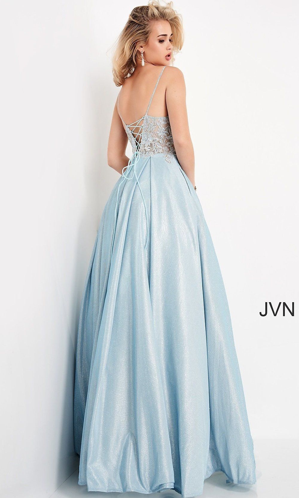 Corset-Bodice JVN by Jovani Prom Ball Gown 2206 sold by PromGirl product image thumbnail 2
