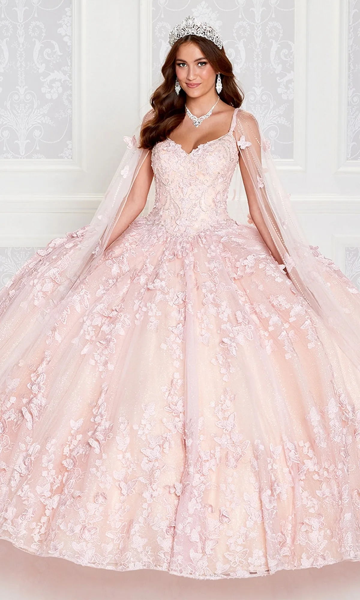 Glow-in-the-Dark Princesa Quinceañera Dress PR12261 sold by PromGirl product image thumbnail 5