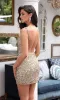 Open-Back Beaded Short Cocktail Dress: Aleta 1318 sold by PromGirl
