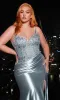 Plus-Size Lace-Bodice Long Prom Dress CD838C sold by PromGirl