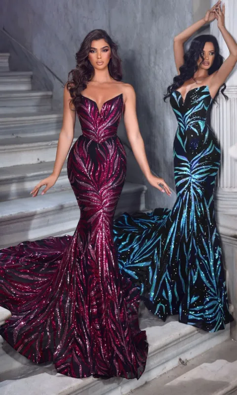 Long Prom Dress PS22538 by Portia and Scarlett sold by PromGirl