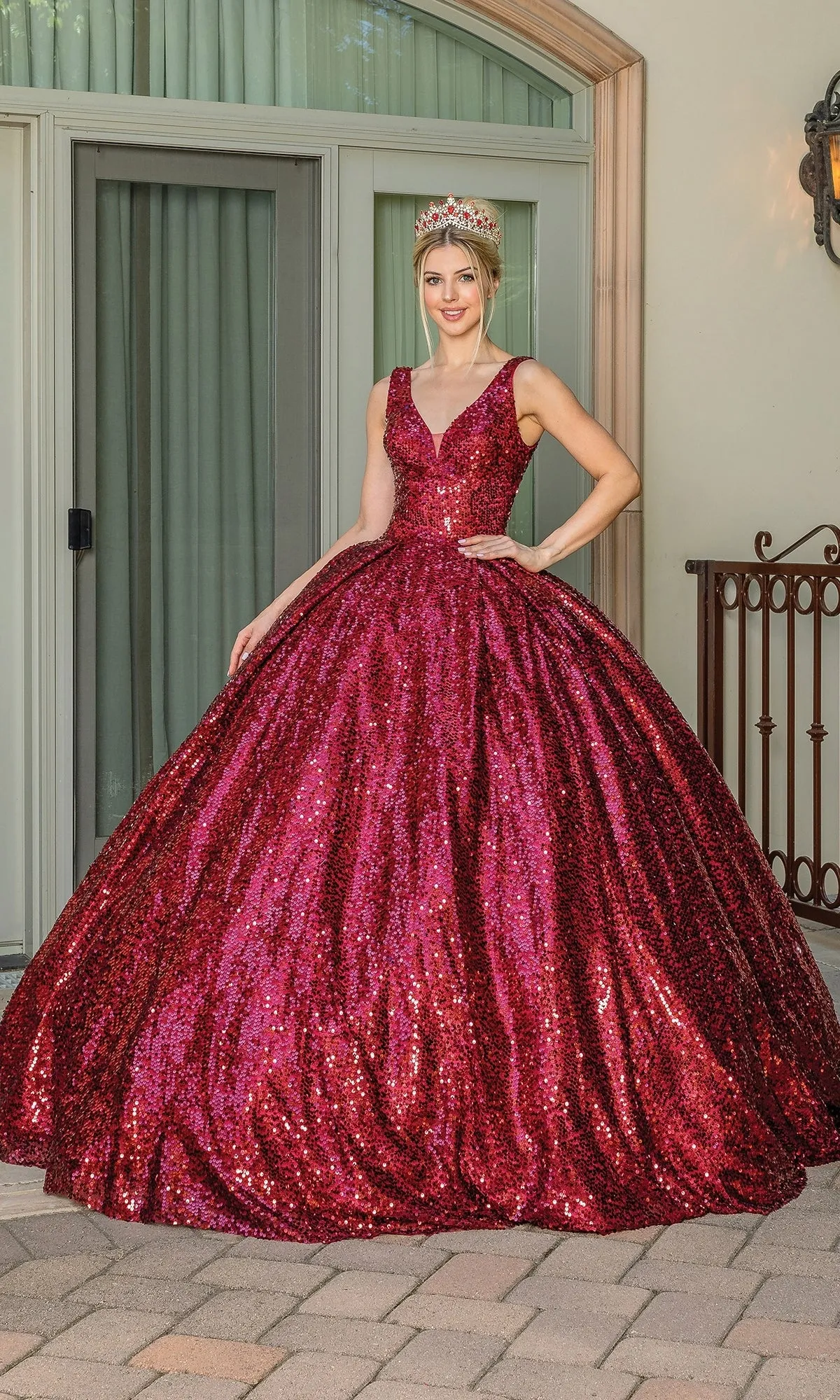 Quinceanera Dress 1558 by Dancing Queen sold by PromGirl product image thumbnail 3