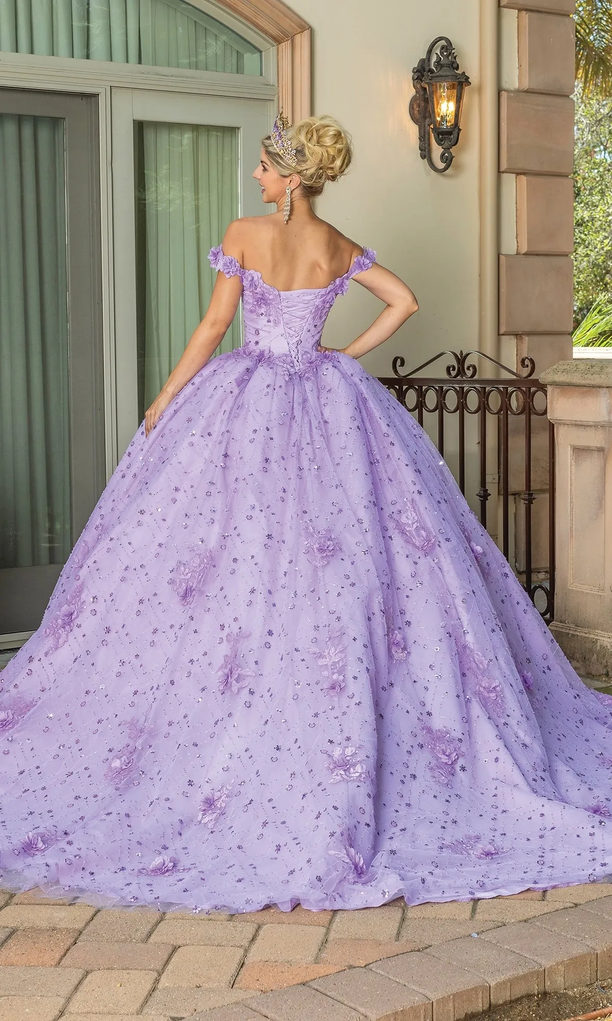 Quinceanera Dress 1660 By Dancing Queen sold by PromGirl product image thumbnail 4