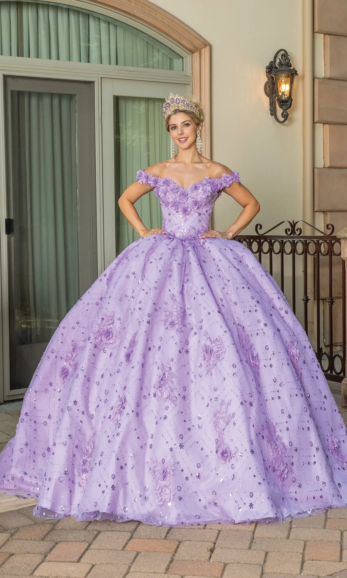 Quinceanera Dress 1660 By Dancing Queen sold by PromGirl product image thumbnail 3