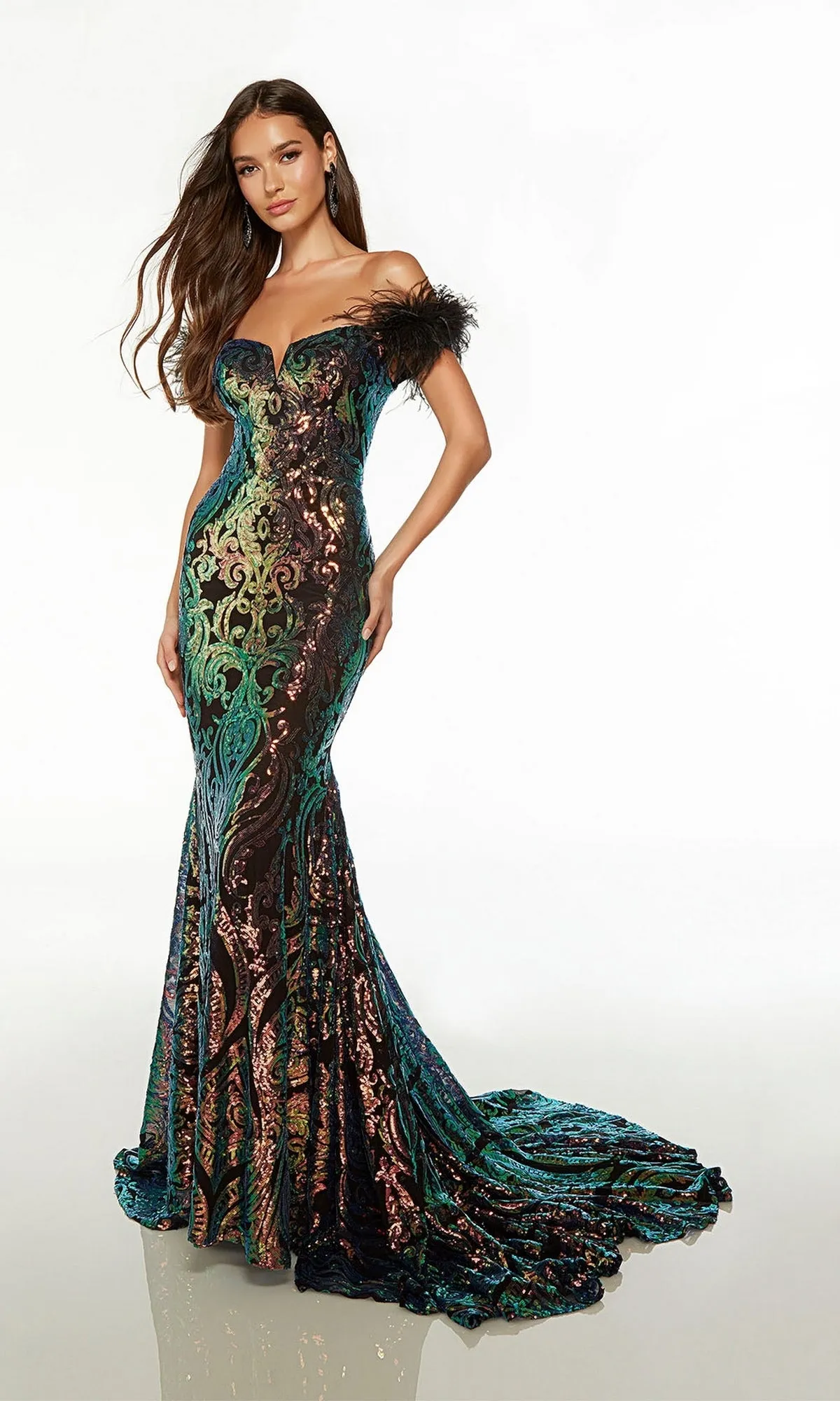 Alyce Long Prom Dress 61595 sold by PromGirl product image thumbnail 4