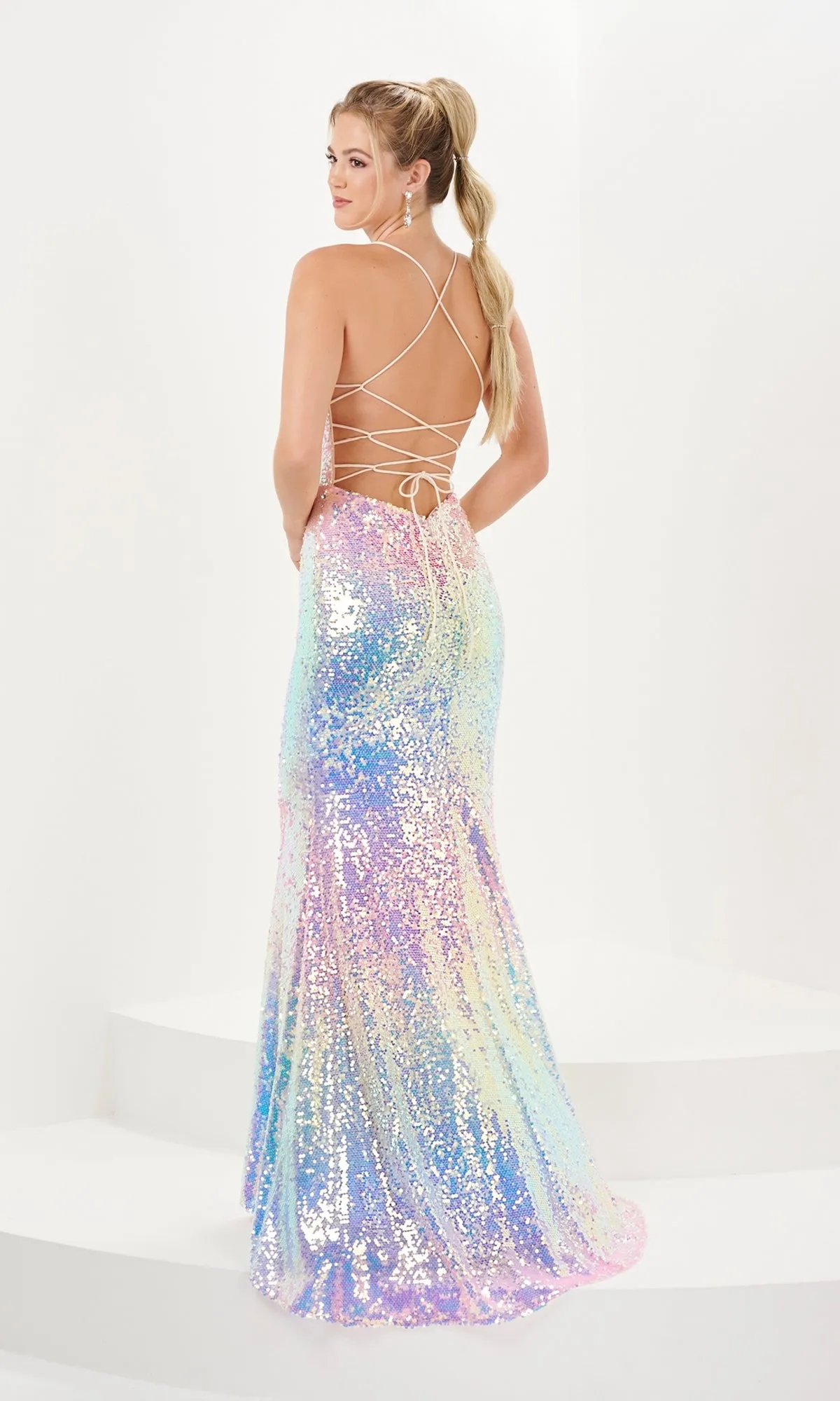 Long Prom Dress 16051 by Tiffany sold by PromGirl product image thumbnail 2