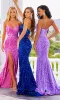 Long Sequin Prom Gown: Portia and Scarlett PS22348 sold by PromGirl