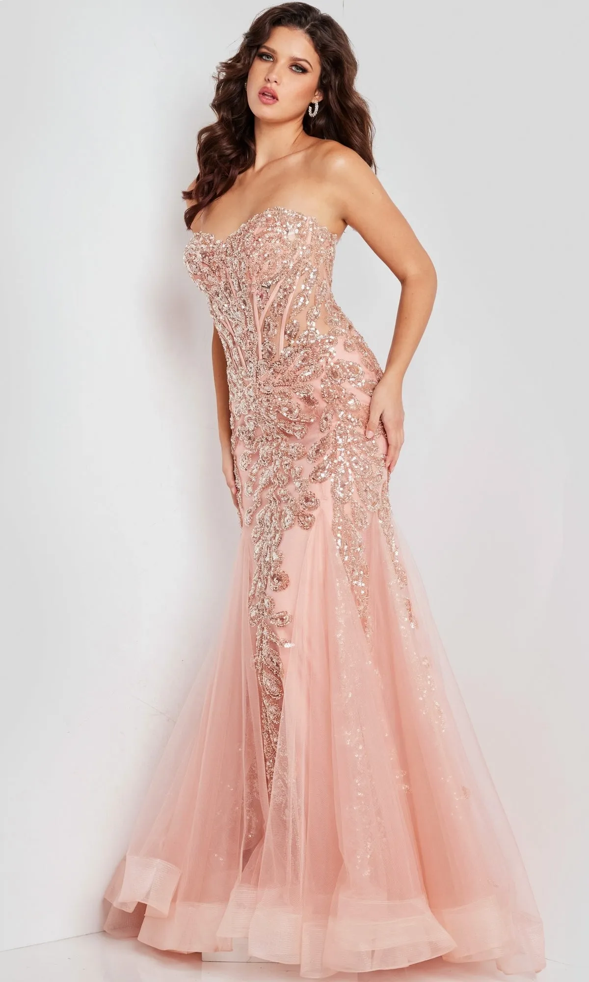Long Prom Dress 37412 by Jovani sold by PromGirl product image thumbnail 4