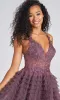 High-Low Tiered-Tulle Prom Dress CL12281 sold by PromGirl