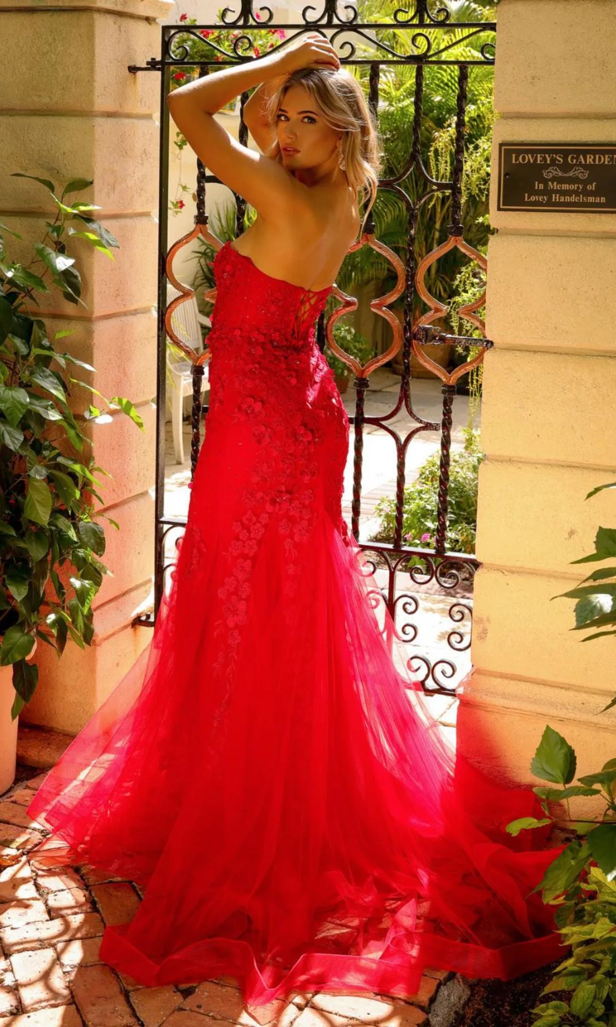 Amelia Couture Corset Mermaid Prom Dress SU081 sold by PromGirl product image thumbnail 2