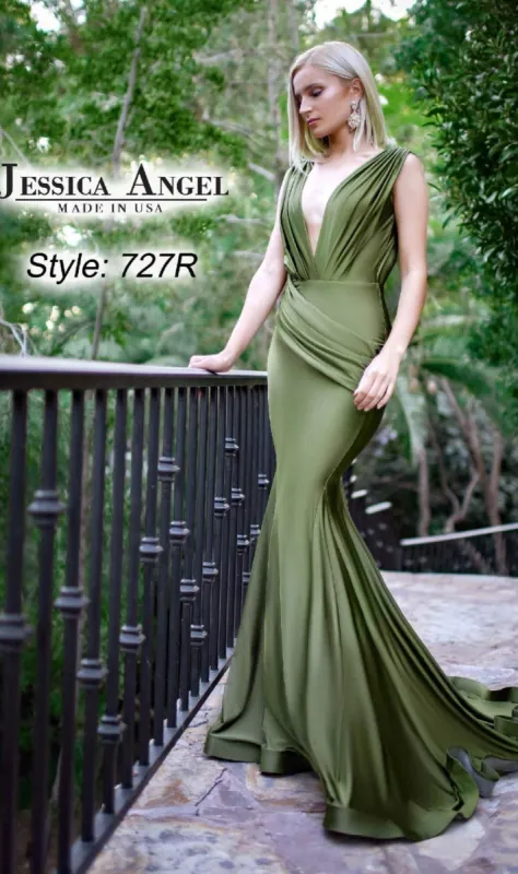 Sleeveless Long Prom Dress: Jessica Angel 727R sold by PromGirl