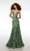 Alyce V-Neck Open-Back Sequin Prom Dress 61564 sold by PromGirl