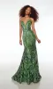 Alyce V-Neck Open-Back Sequin Prom Dress 61564 sold by PromGirl