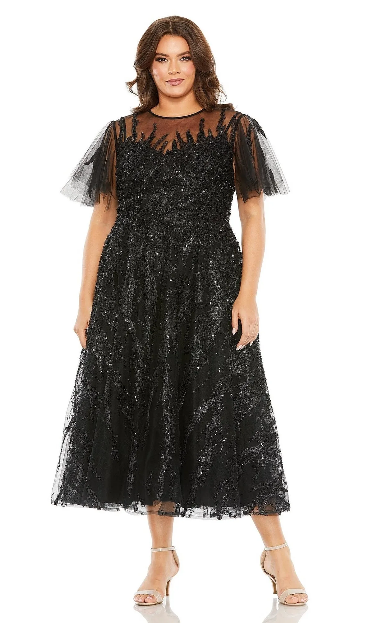 Plus-Size Semi-Formal Dress 20477 by Mac Duggal sold by PromGirl product image thumbnail 5