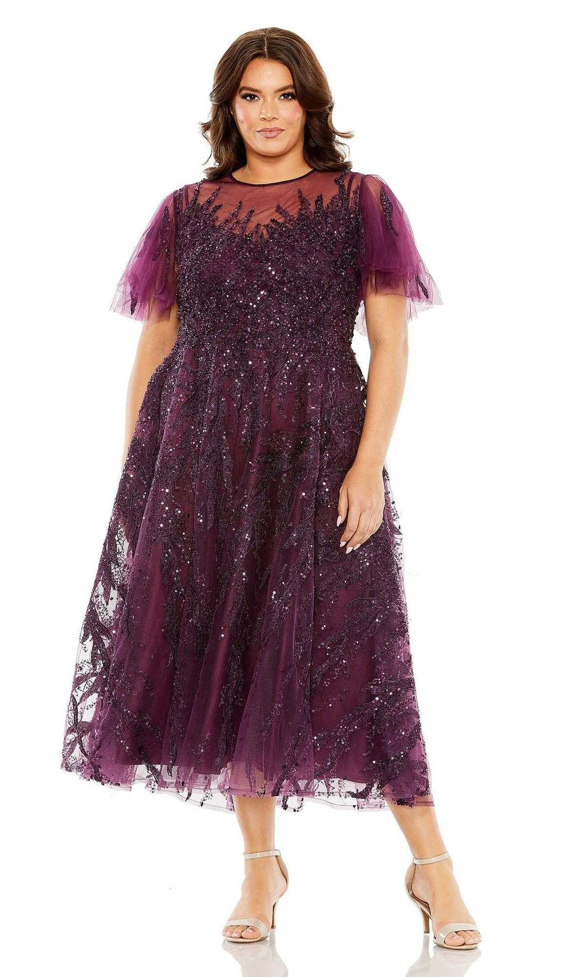 Plus-Size Semi-Formal Dress 20477 by Mac Duggal sold by PromGirl product image thumbnail 4