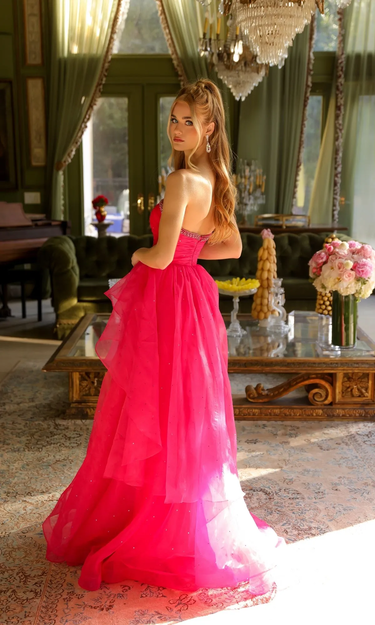 Strapless Long Prom Ball Gown: Ava Presley 29524 sold by PromGirl product image thumbnail 2