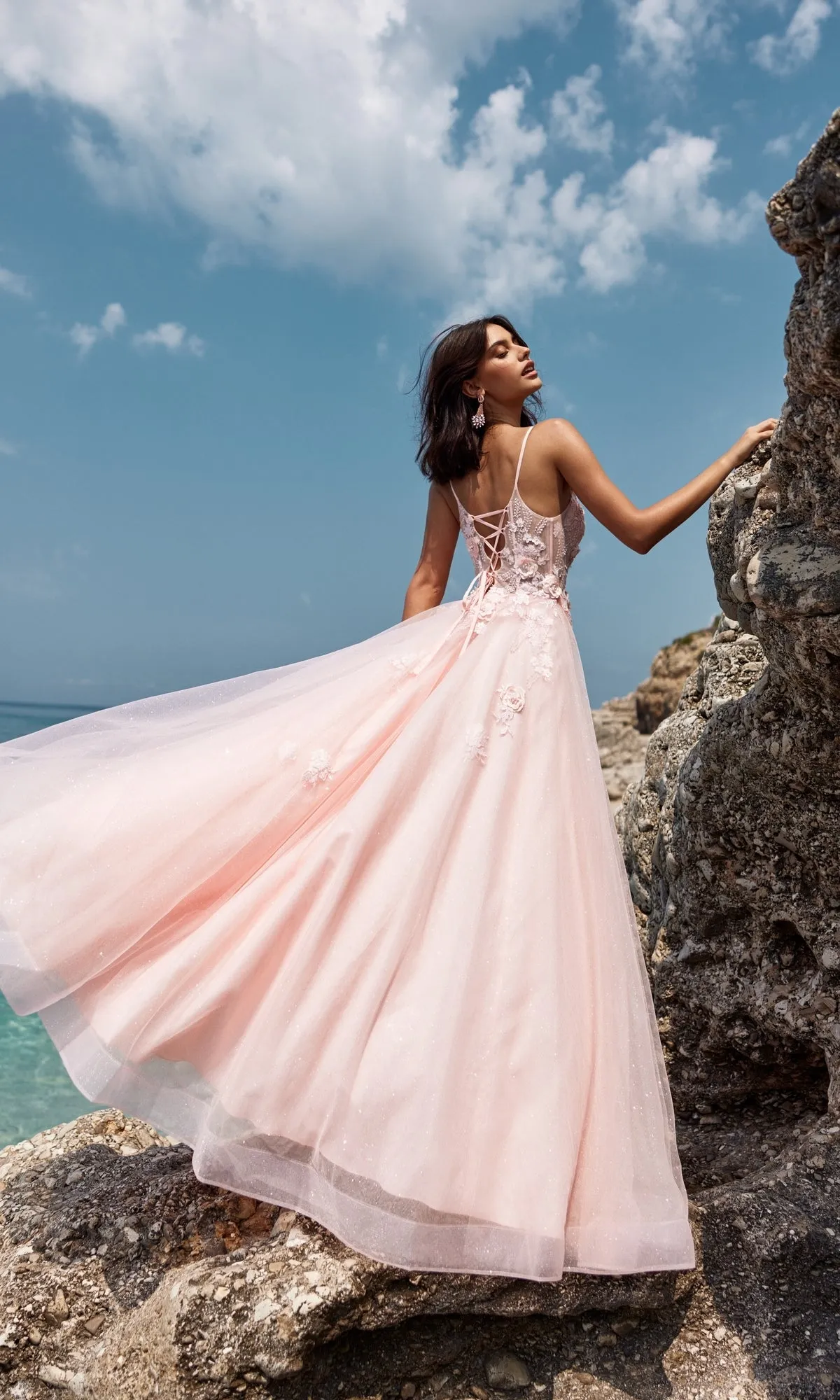 Long Prom Dress 12101 by Blush sold by PromGirl product image thumbnail 2