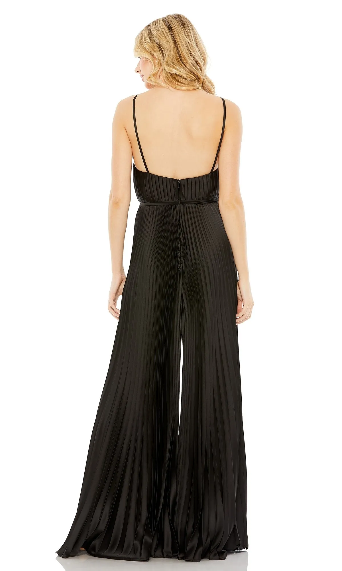 Mac Duggal Pleated Wide-Leg Formal Jumpsuit 26319 sold by PromGirl product image thumbnail 2