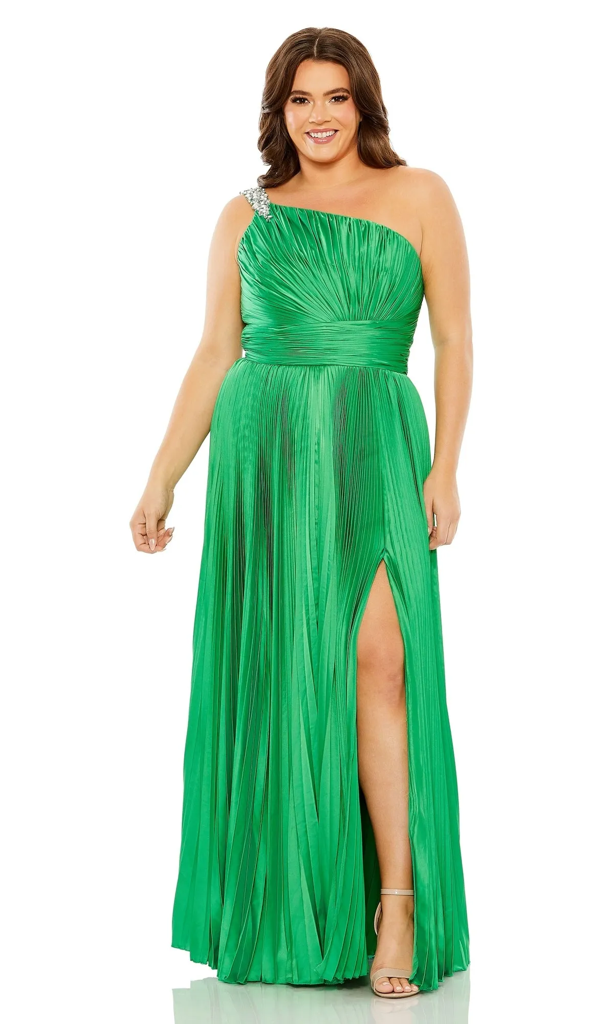 Long Plus-Size Formal Dress 77005 by Mac Duggal sold by PromGirl product image thumbnail 3