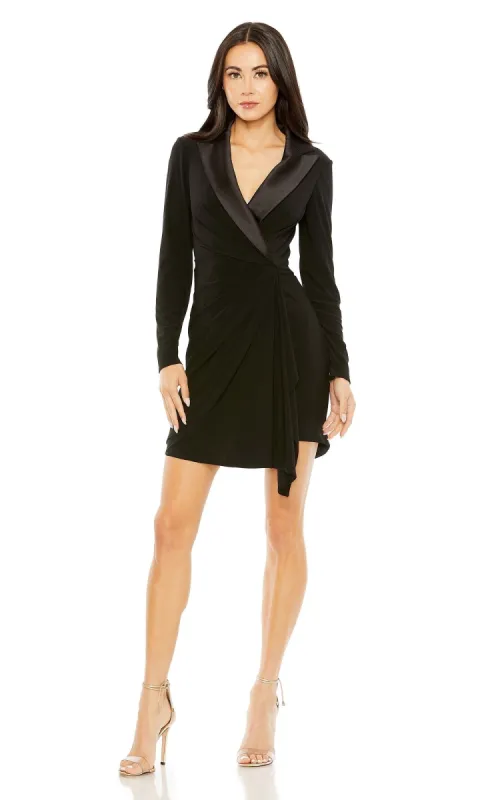 Mac Duggal Long Sleeve Short Party Dress 27362 sold by PromGirl