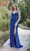 Long Sequin Sweetheart Prom Dress 2408 sold by PromGirl