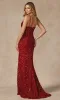 Long Sequin Sweetheart Prom Dress 2408 sold by PromGirl