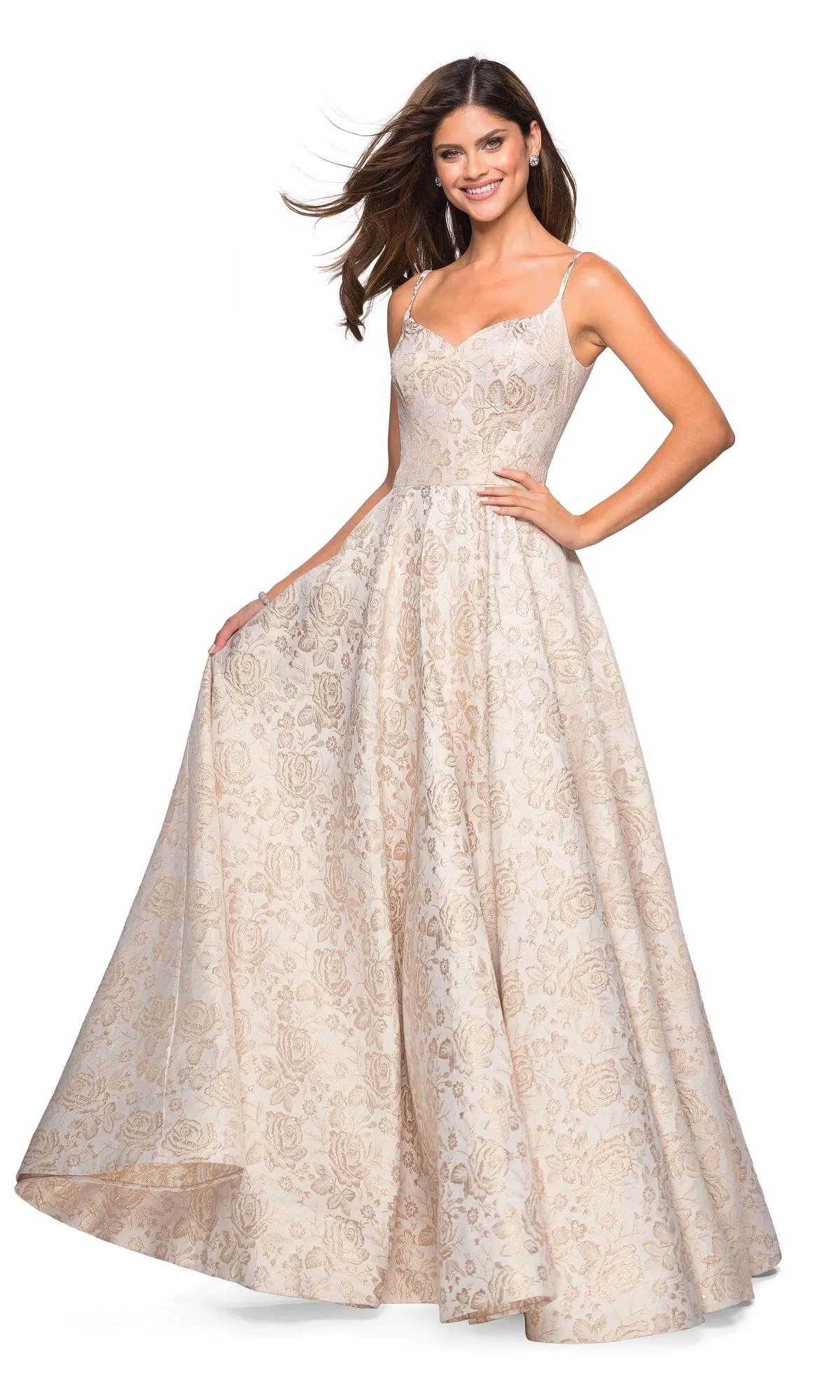 Long Formal Dress 27162 by La Femme sold by PromGirl