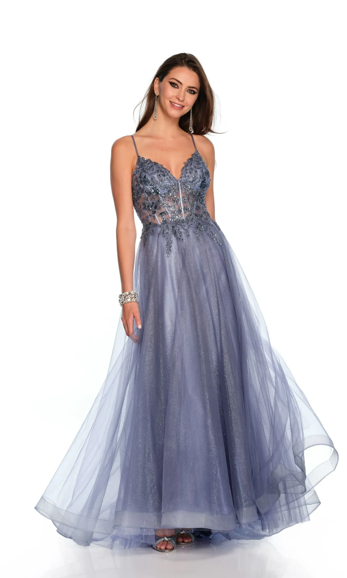 Long Formal Dress 11519 by Dave and Johnny sold by PromGirl