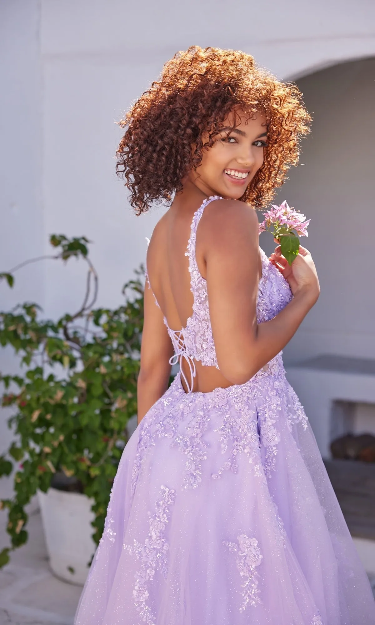 Ellie Wilde Designer Ball Gown EW35118 sold by PromGirl product image thumbnail 2