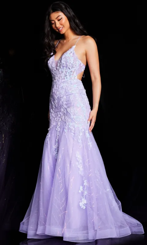 Embroidered Prom Mermaid Dress JVN37487 sold by PromGirl
