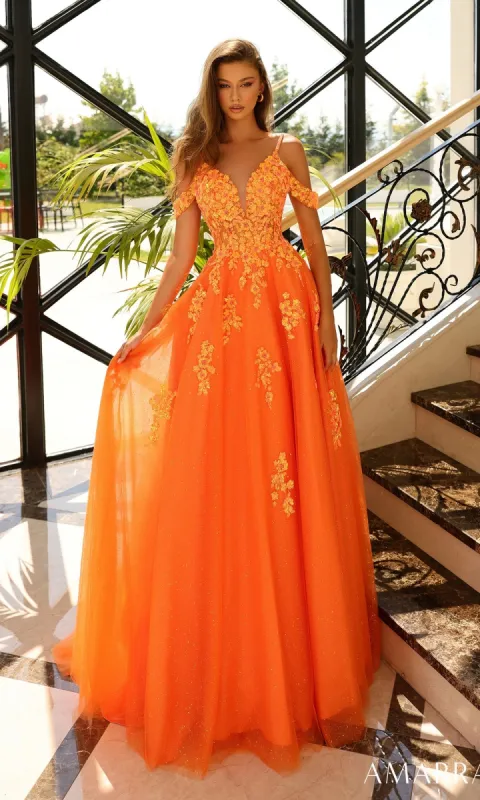 Amarra Embellished Long Prom Ball Gown 88875 sold by PromGirl