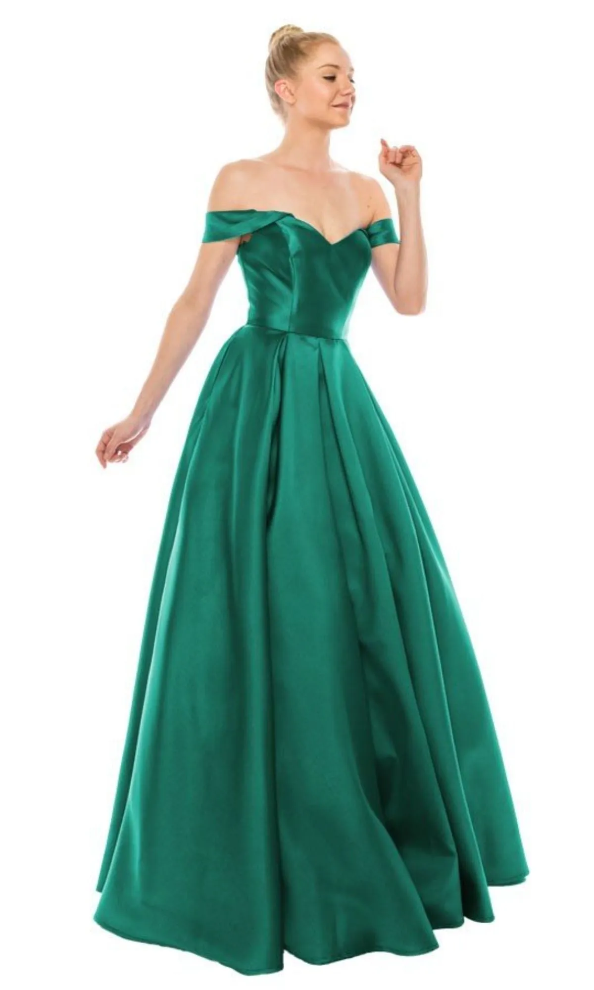 Off-the-Shoulder Long Prom Ball Gown: Chicas C9197 sold by PromGirl product image thumbnail 4