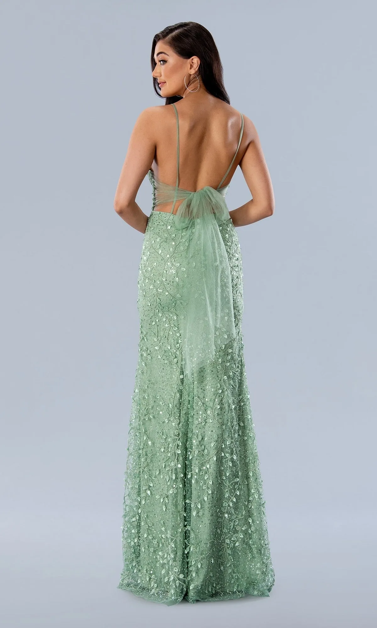 Long Prom Dress 24185 by Stella Couture sold by PromGirl product image thumbnail 2