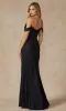 Lace-Bodice Off-the-Shoulder Long Prom Dress 2407 sold by PromGirl