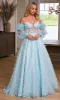 3D Butterfly Formal Ball Gown 3226 with Sleeves sold by PromGirl