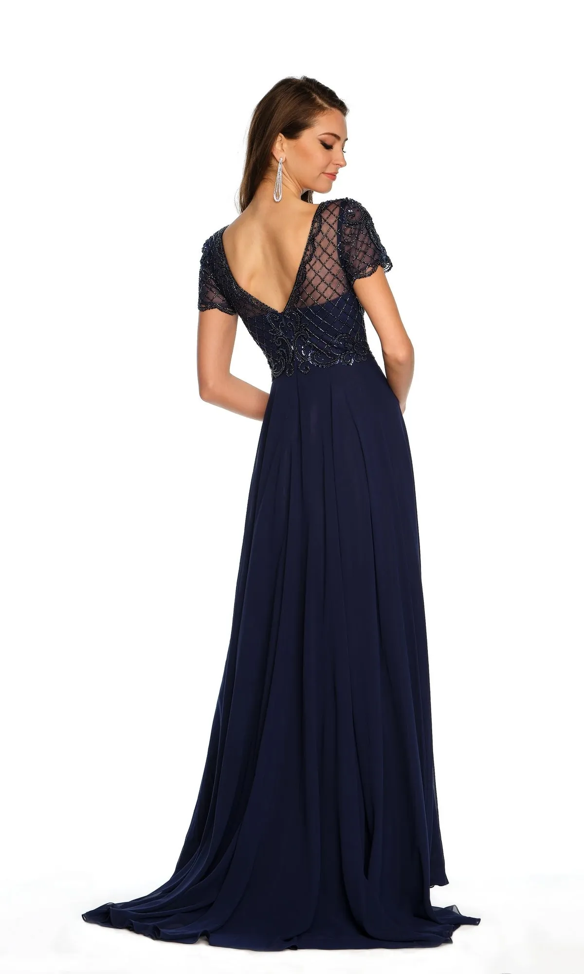 Long Formal Dress A9322 by Dave and Johnny sold by PromGirl product image thumbnail 2