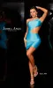 Side-Cut-Out One-Shoulder Short Hoco Dress 962 sold by PromGirl